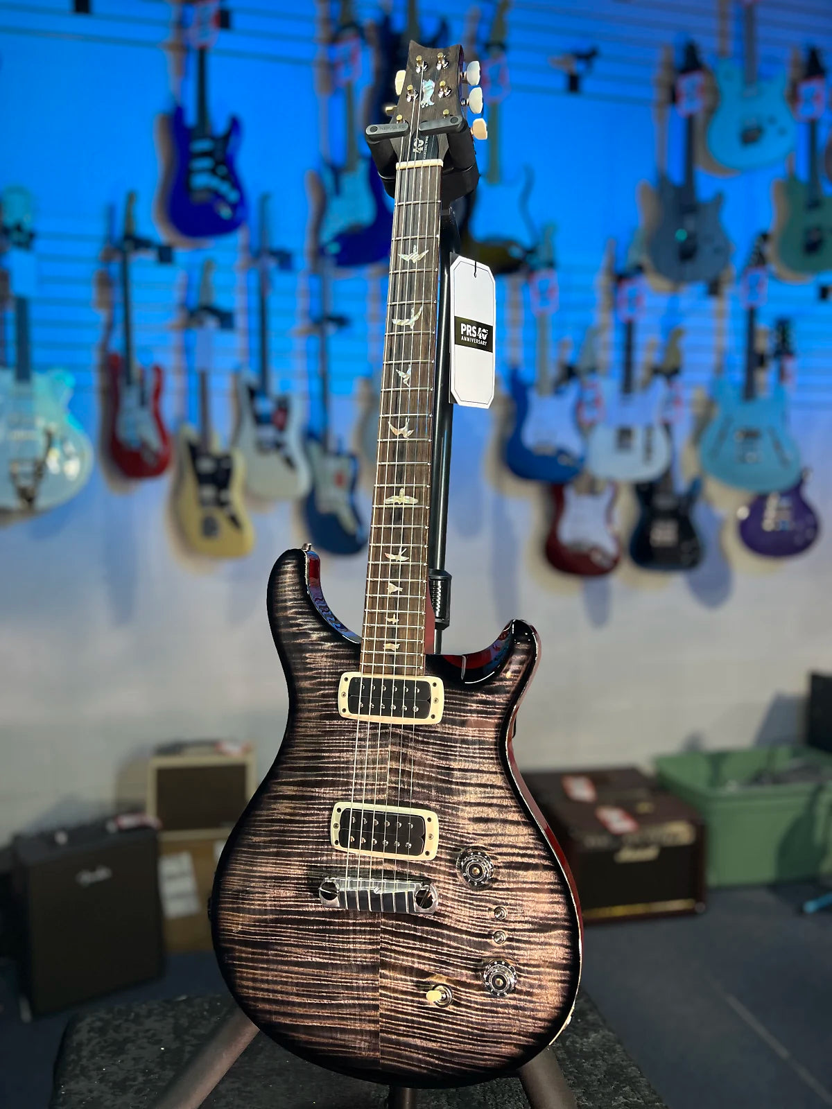 PRS Limited Edition 40th Anniversary Charcoal Phoenix 2025 - / Signature Dealer / Free Ship/ Get Plekd / 729 Charcoal