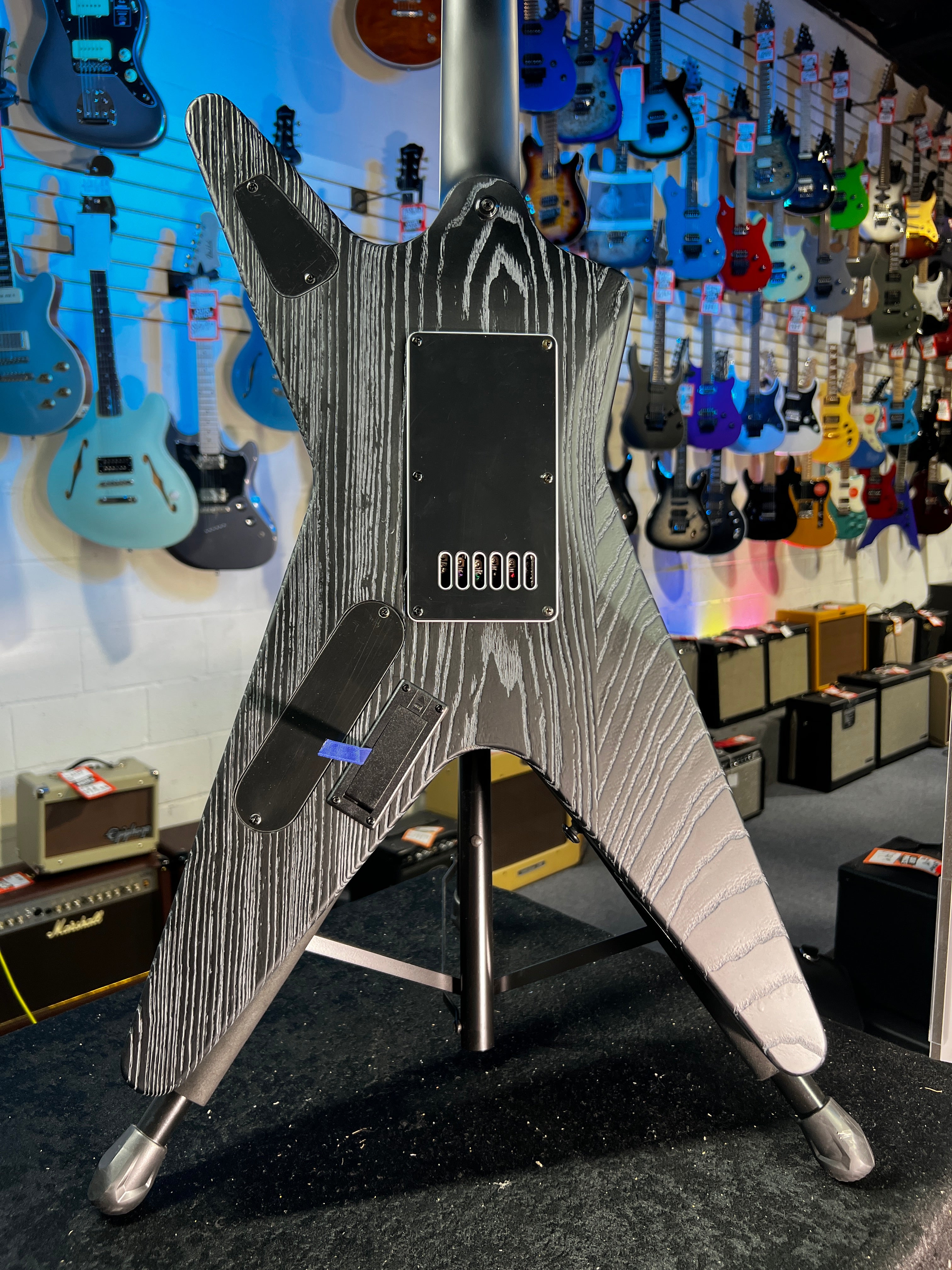 Dean Custom Run #16 ML Sandblasted Grey GET PLEK'D! 66/100