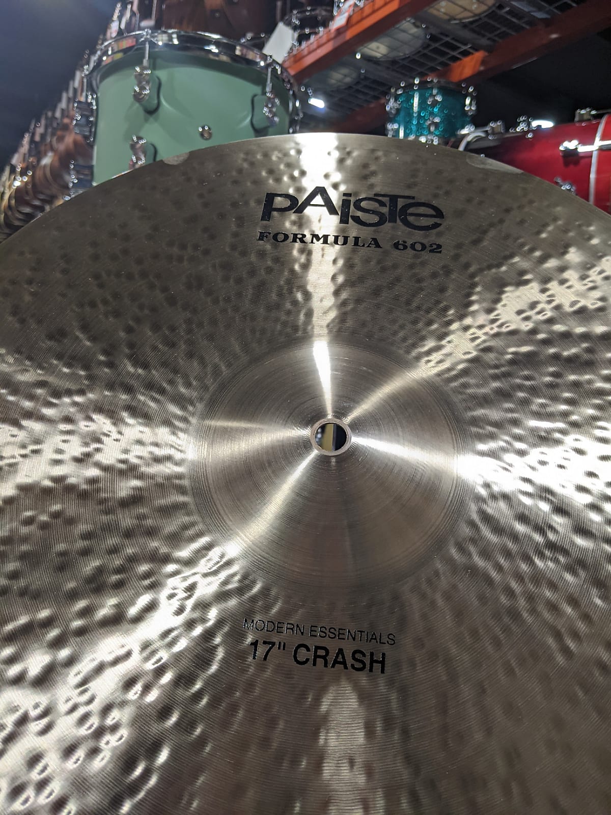 Paiste 17" Formula 602 Modern Essentials Crash Cymbal (New - Open Box) / Free Shipping / Auth Dealer