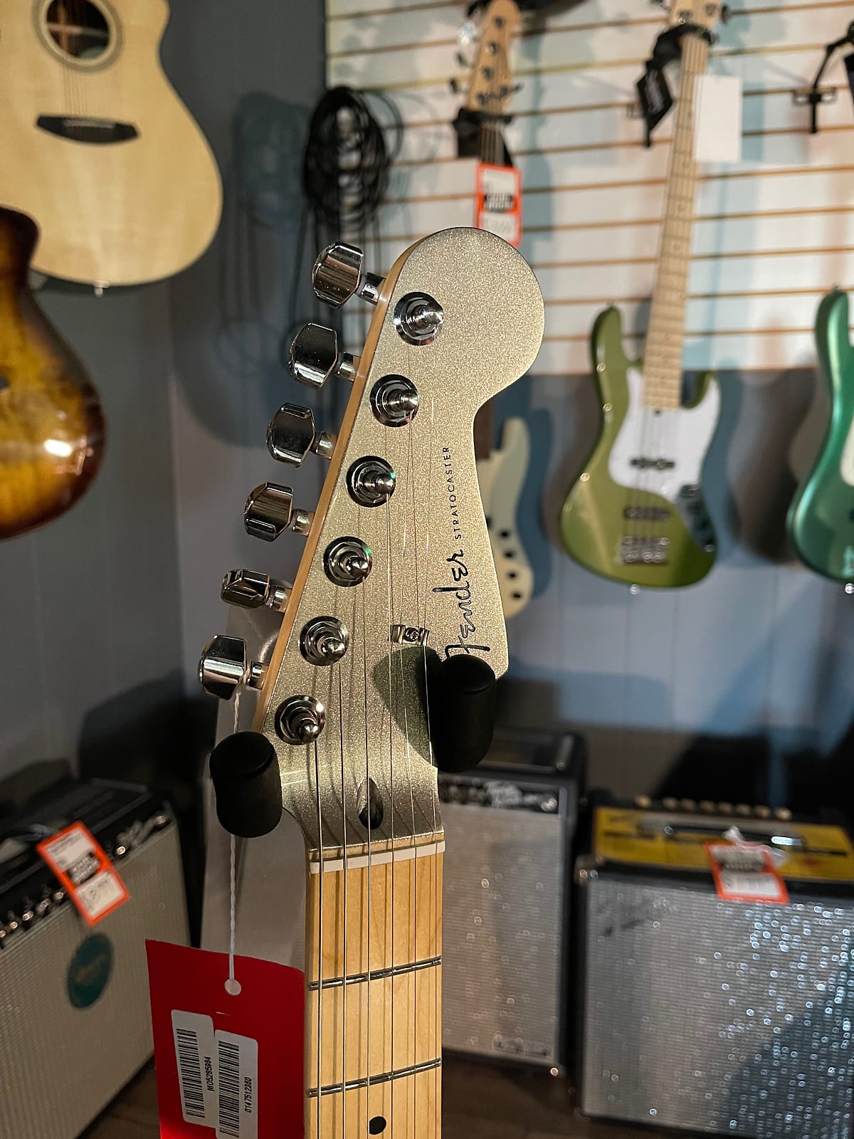 75th Anniversary Stratocaster Electric Guitar, Diamond Anniversary Finish W/ Maple Neck #644