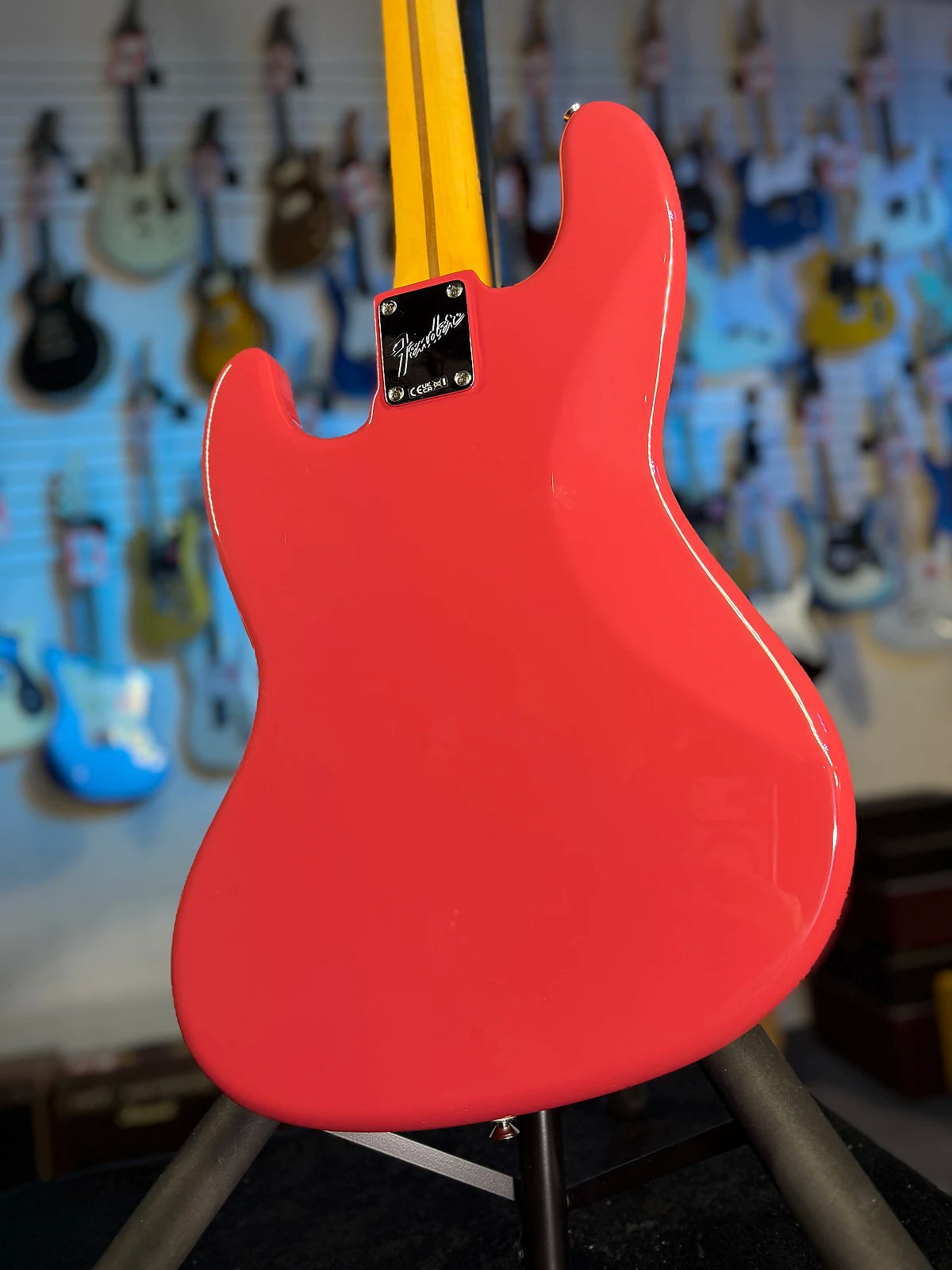 Fender American Professional Classic Jazz Bass - Faded Dakota Red Maple Fingerboard GET PLEK'D! 036
