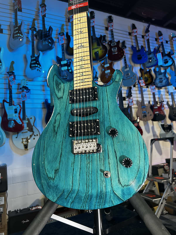 PRS SE Swamp Ash Special Electric Guitar - Iris Blue Auth Deal Free Shipping! 432 GET PLEK’D!
