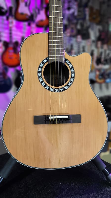 Ovation Timeless Legend Nylon Acoustic-Electric Guitar - Natural S&D! Auth Deal *FREE PLEK WITH PURCHASE*! 255