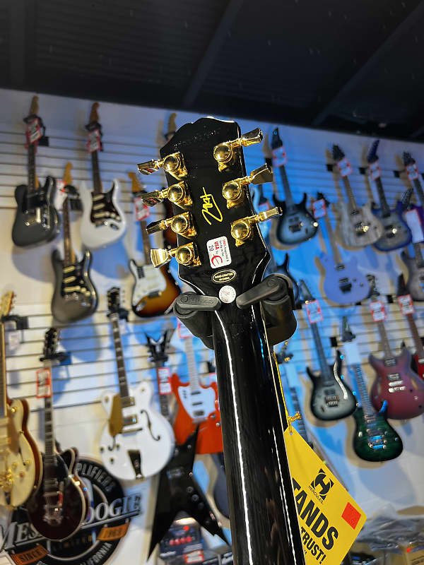 Epiphone 7-string Matt Heafy Les Paul Custom Origins Left-handed Electric Guitar - Ebony Auth Dealer! 597 GET PLEK'D!