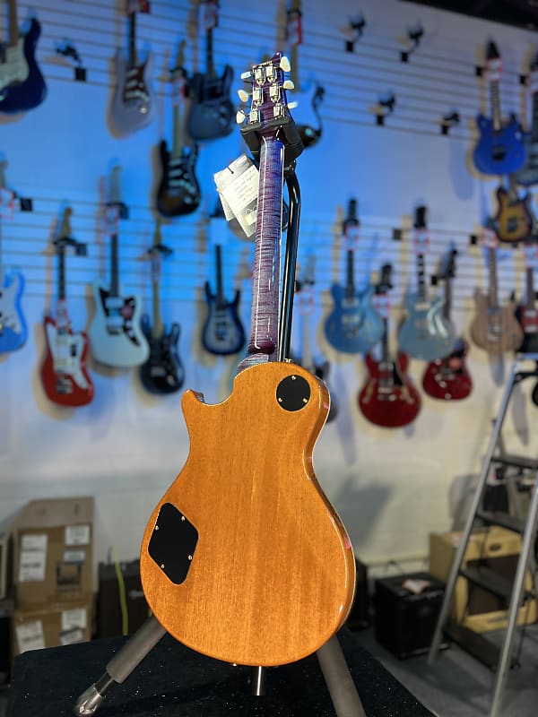2024 PRS Wood Library McCarty Singlecut 594 - Violet w/Matching Stained Maple Neck & Paisley Hardshell Case + PLEK*D #003