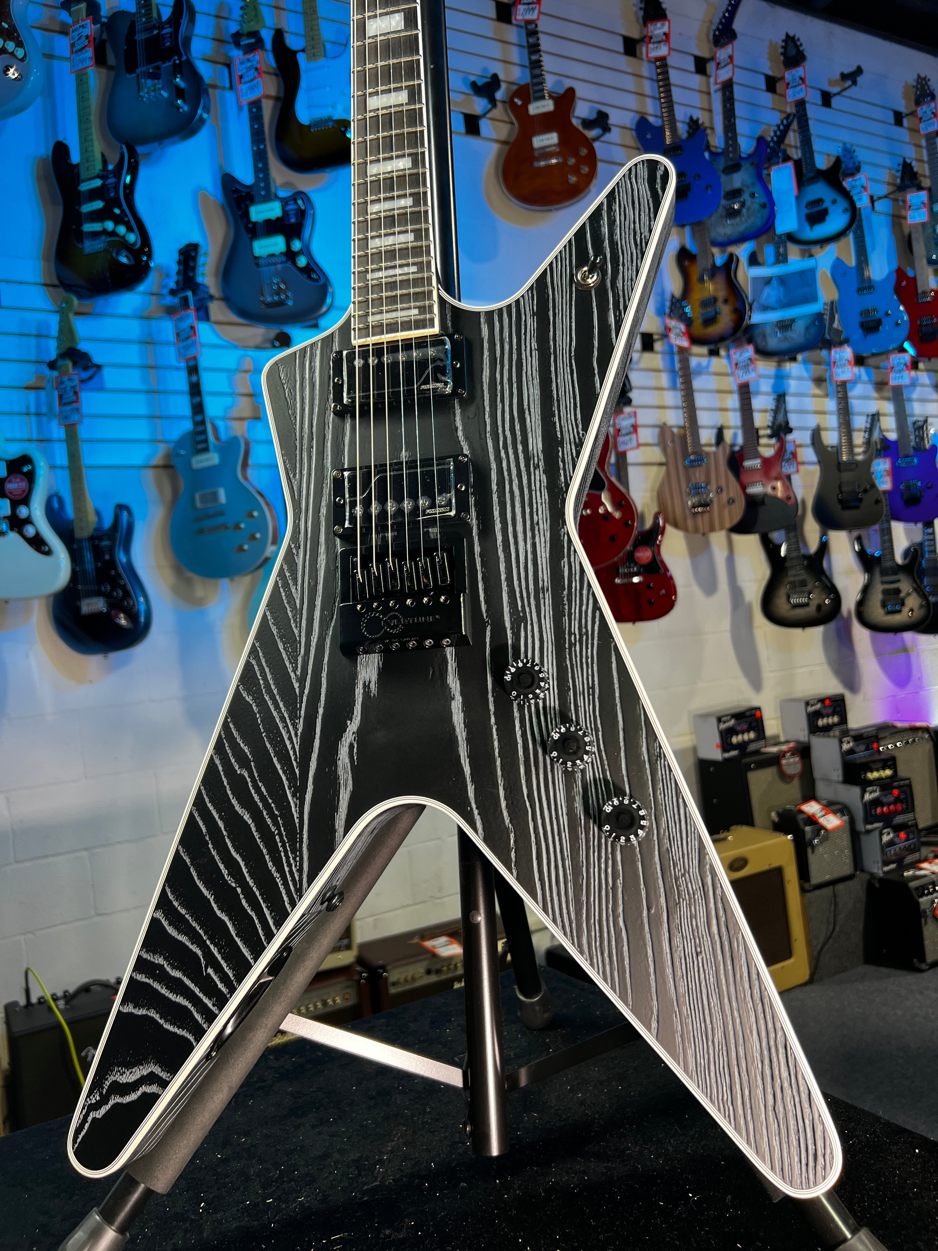 Dean Custom Run #16 ML Sandblasted Grey GET PLEK'D! 66/100
