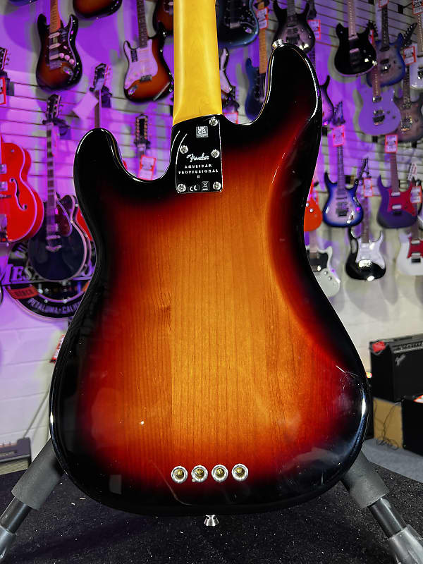 Fender American Professional II Precision Bass - 3 Color Sunburst with Maple Fingerboard Auth Deal Free Ship #933 GET PLEK’D!