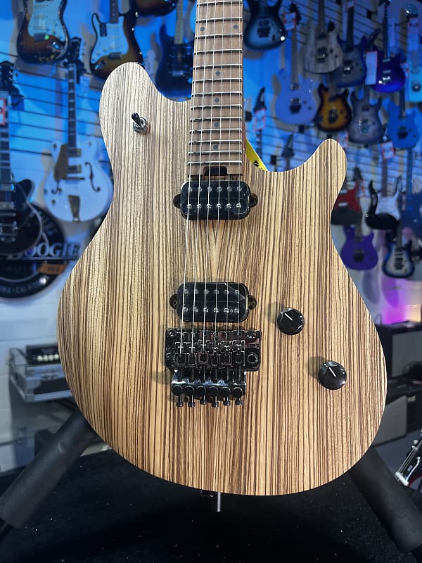 EVH Wolfgang Standard Exotic Zebrawood Electric Guitar - Natural Authorized Dealer! GET PLEK’D!