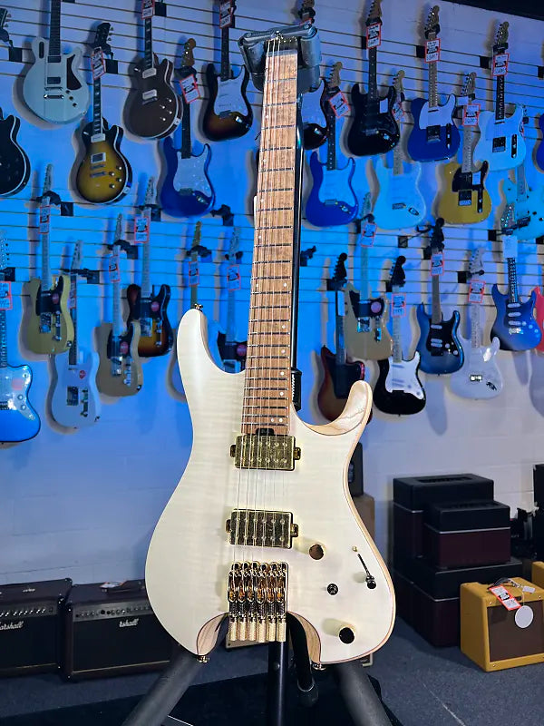 Ibanez Q52FMG Electric Guitar - Natural Low Gloss w Gig Bag, Get Plek'd Free! 760