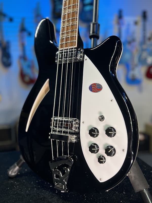 Rickenbacker 4005V 2024 - Jetglo w RIC Vintage Style Case, Auth Dealer, Free Ship 705