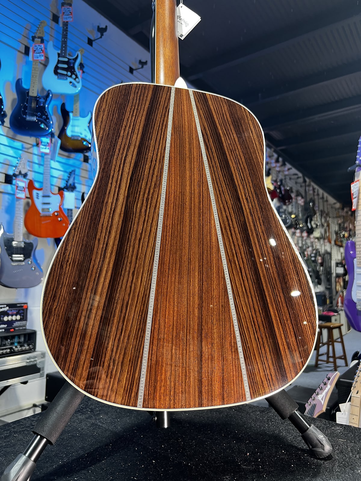 Martin HD-35 Left-Handed Acoustic Guitar - Natural GET PLEK'D! 504