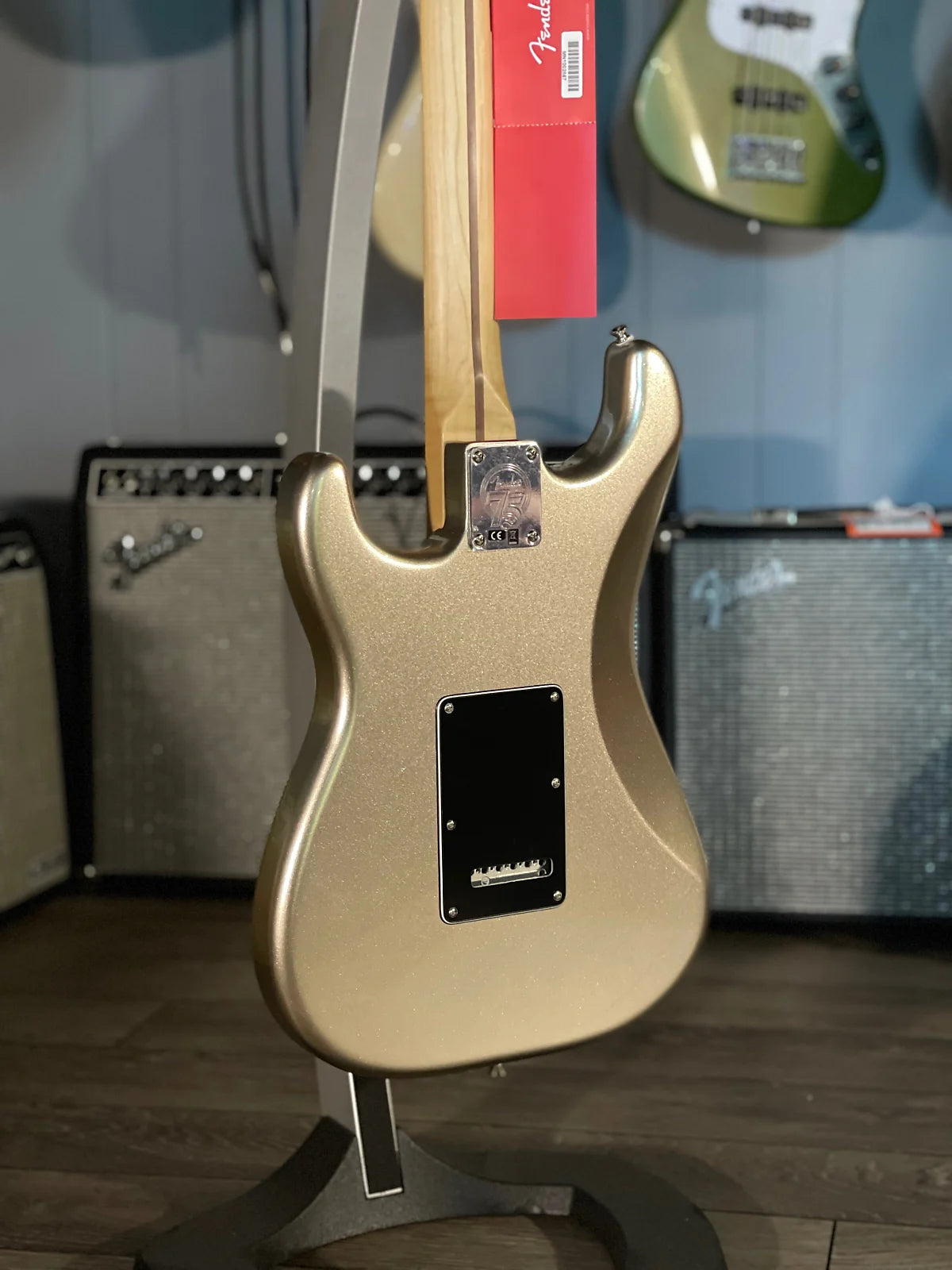 75th Anniversary Stratocaster Electric Guitar, Diamond Anniversary Finish W/ Maple Neck #644