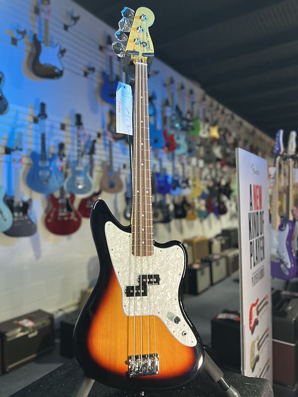 Fender Mark Hoppus Jaguar Bass - 3-color Sunburst with Rosewood Fingerboard, Gig Bag, Free Plek, IN STOCK, Limited 610