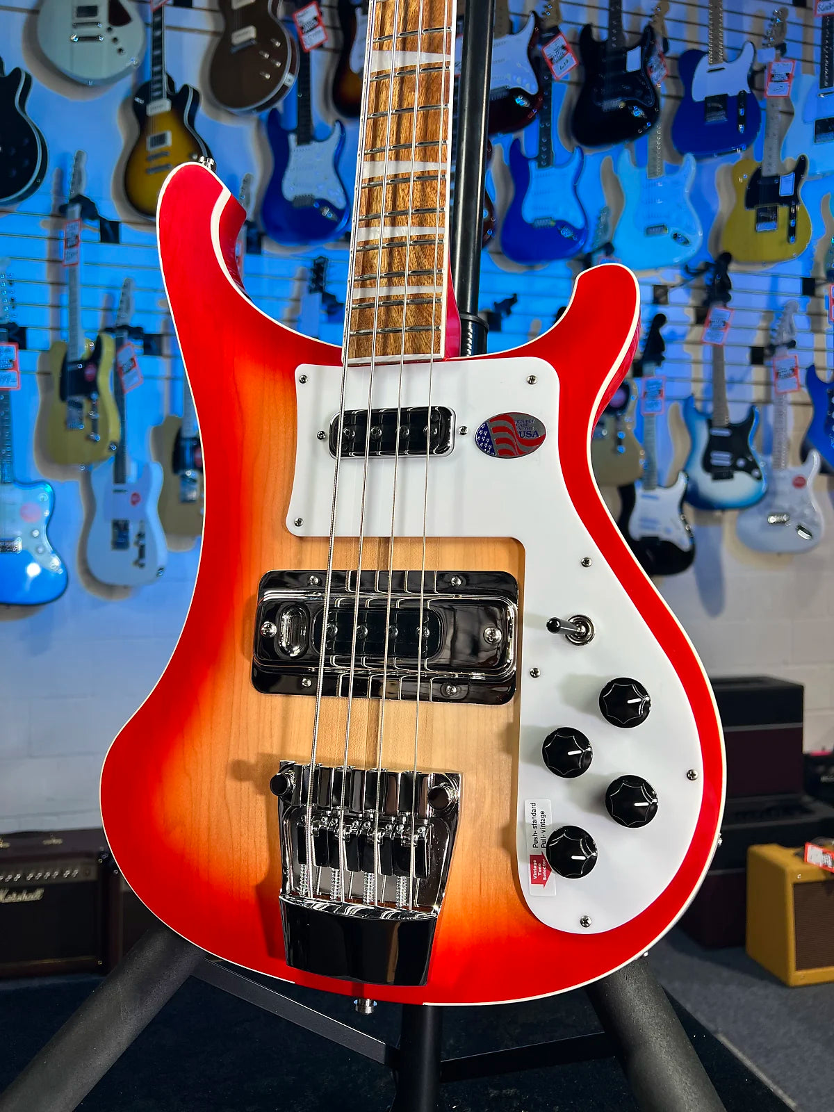 NEW 2025 Rickenbacker 4003FG Fireglo 4-String Bass 4003 | OHSCase 687 Auth Dealer