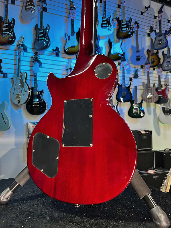 Epiphone Alex Lifeson Les Paul Custom Axcess Electric Guitar - Ruby GET PLEK'D! 440