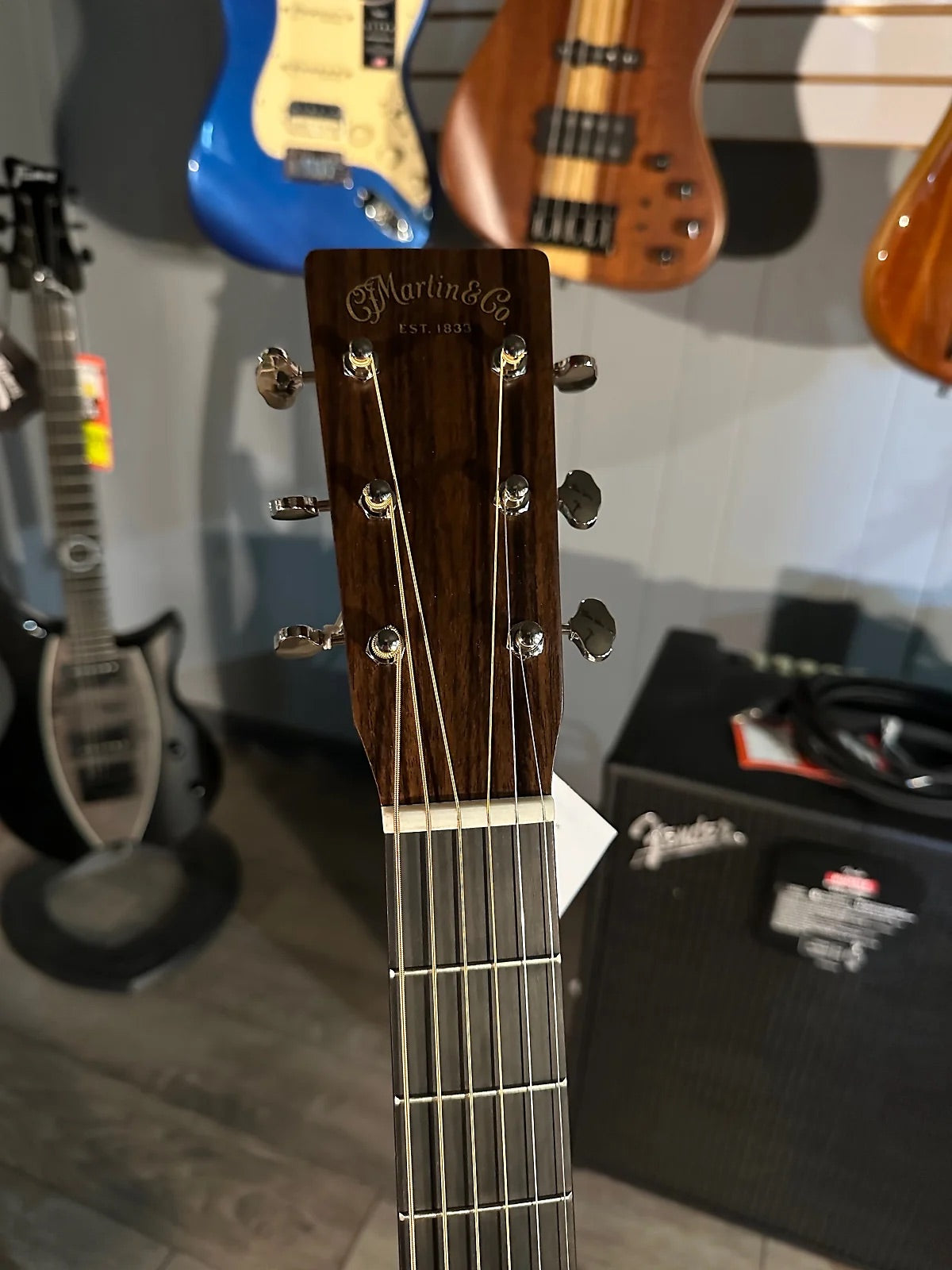 D-18 Satin Acoustic Guitar - Amberburst #805