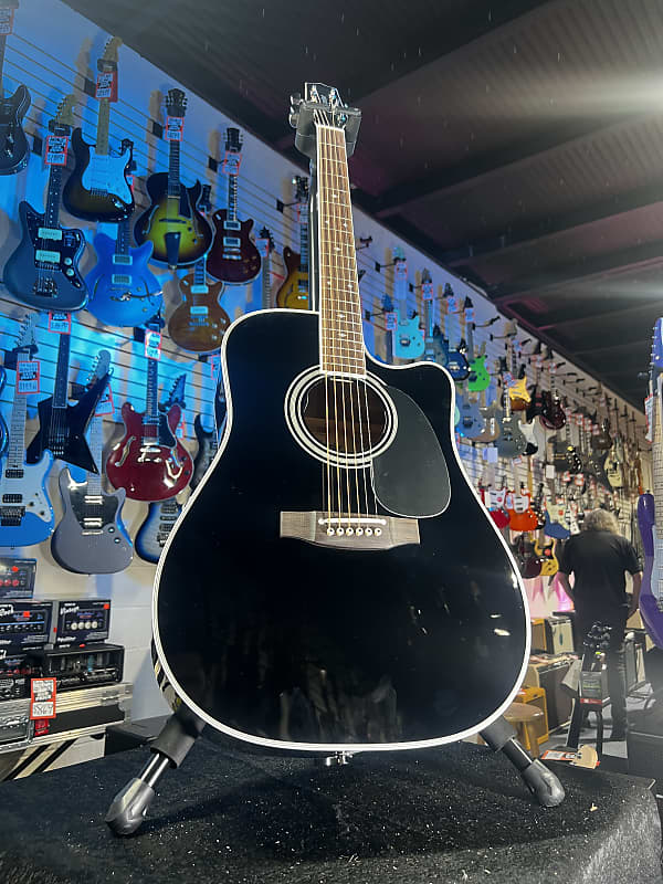 Takamine Legacy JEF341SC Acoustic-electric Guitar Black Auth Deal Free Ship! 088