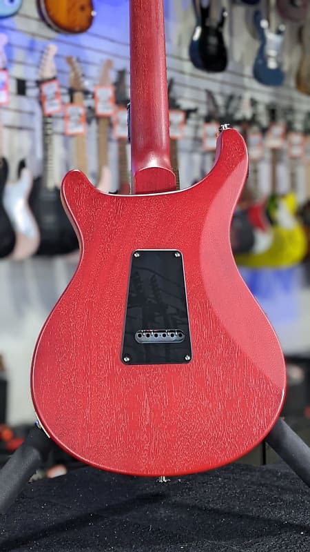 PRS S2 Standard 24 Electric Guitar – Satin Vintage Cherry Nitro W/ PRS Bag, *FREE PLEK WITH PURCHASE*! 338