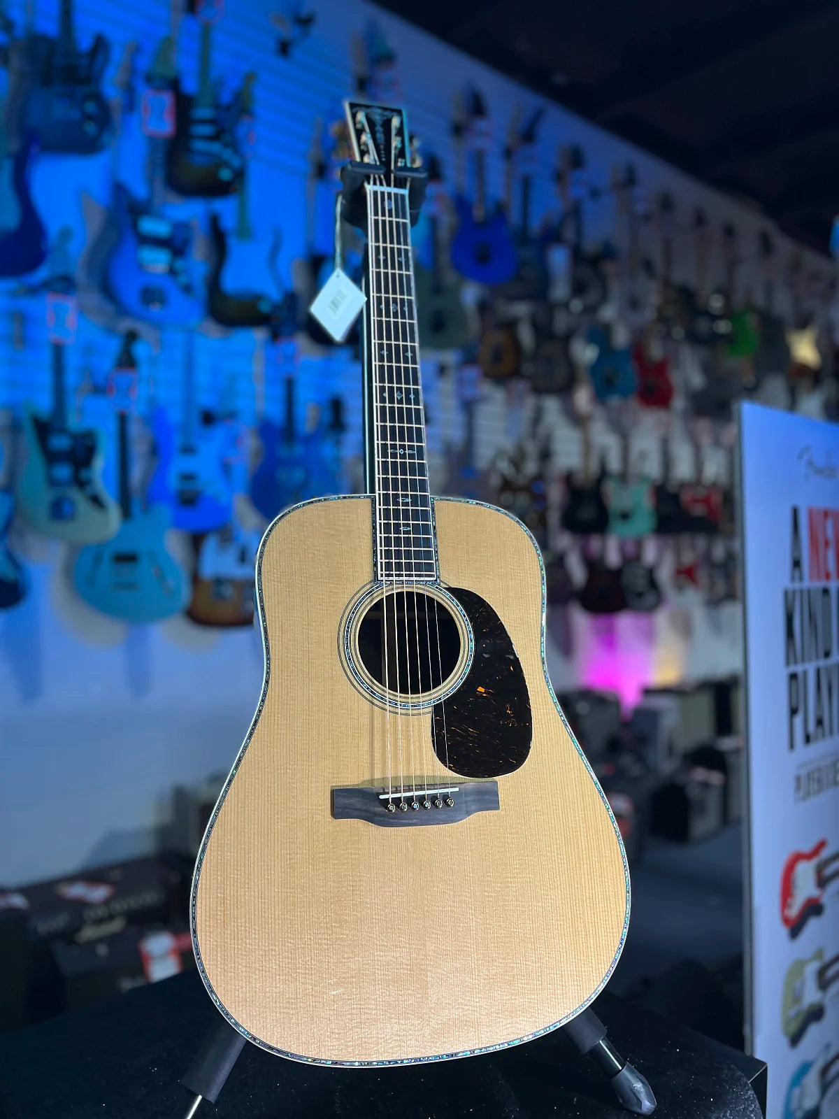 Martin D-45 Modern Deluxe Acoustic Guitar - Natural, 140 GET PLEK’D