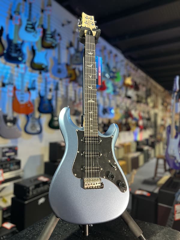 PRS SE NF 3 Electric Guitar - Ice Blue Metallic with Rosewood Fingerboard, Signature Dealer, Get Plekd! 914