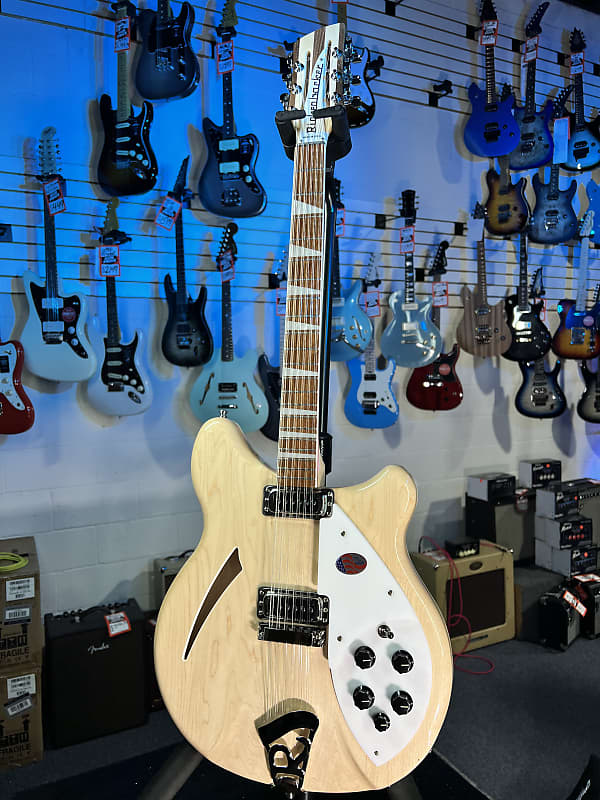 New 2024 Rickenbacker 360/12 12-String 360 Electric, Mapleglo w/ OHSCase and Free Ship 737