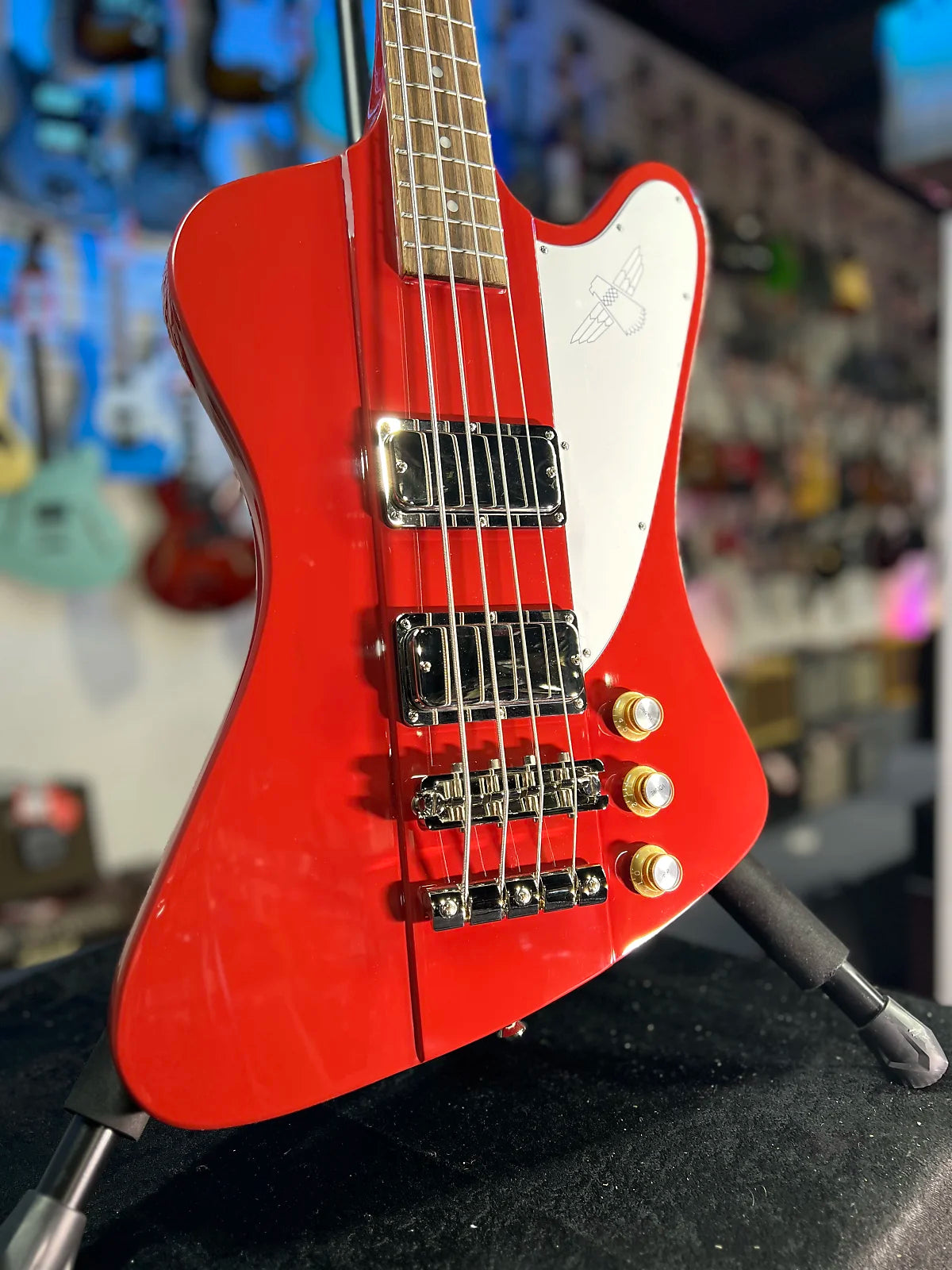 Epiphone Thunderbird '64 Bass Guitar 2025 - Ember Red, with Epi Gig Bag, 756