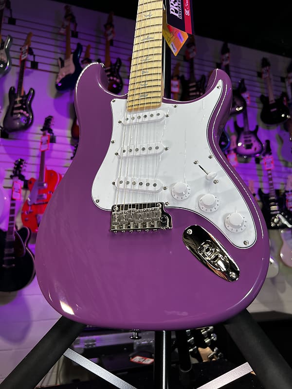 PRS SE Silver Sky Electric Guitar - Summit Purple with Maple Fingerboard Authorized Dealer Free Shipping! 994 GET PLEK’D!