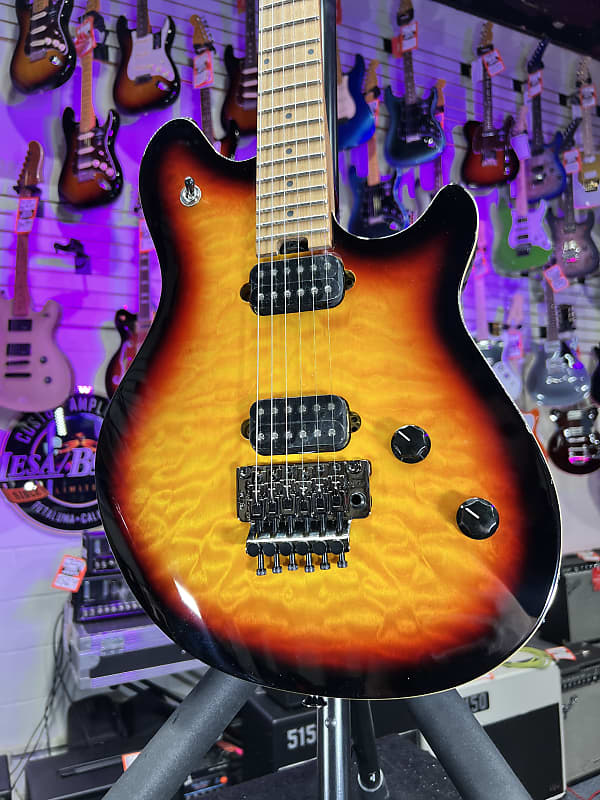 EVH Wolfgang Standard QM Electric Guitar - 3-tone Sunburst Auth Deal Free Ship! 423 *FREE PLEK WITH PURCHASE*