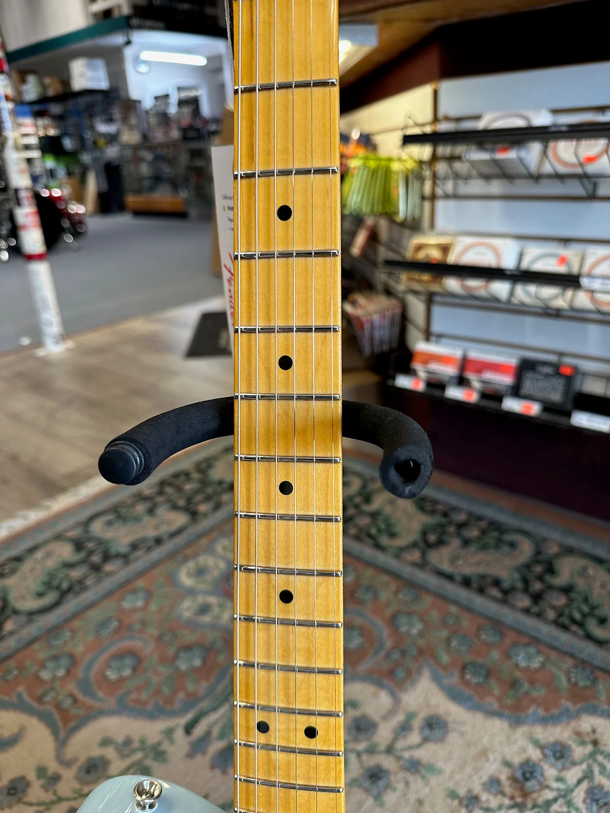 American Professional II Telecaster Thinline LTD - Transparent Daphne Blue #046