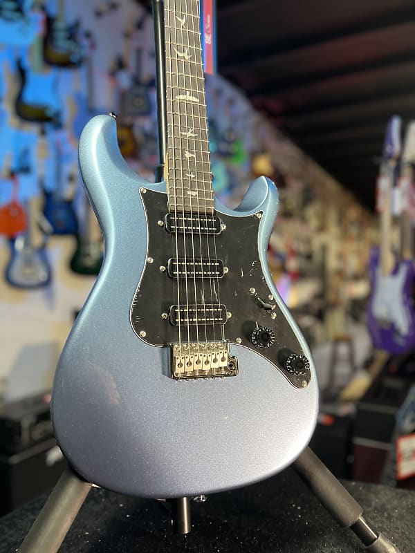 PRS SE NF 3 Electric Guitar - Ice Blue Metallic with Rosewood Fingerboard, Signature Dealer, Get Plekd! 914