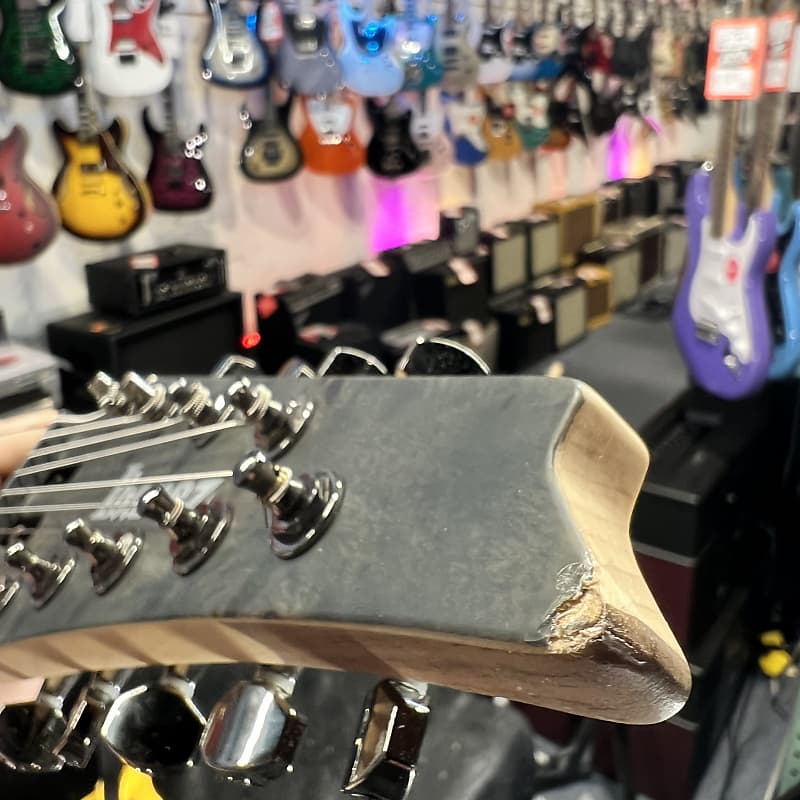 Ibanez Axe Design Lab RG9PB 9-string Electric Guitar - Transparent Gray Flat 676 Auth Dealer, Free Ship