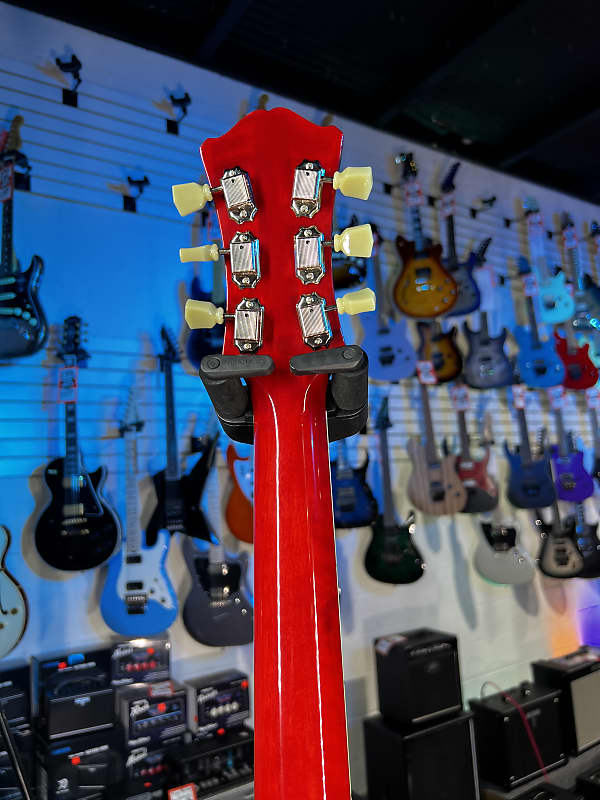 Eastman Guitars T386RD Thinline Semi-hollowbody Electric Guitar Red GET PLEK'D! 714