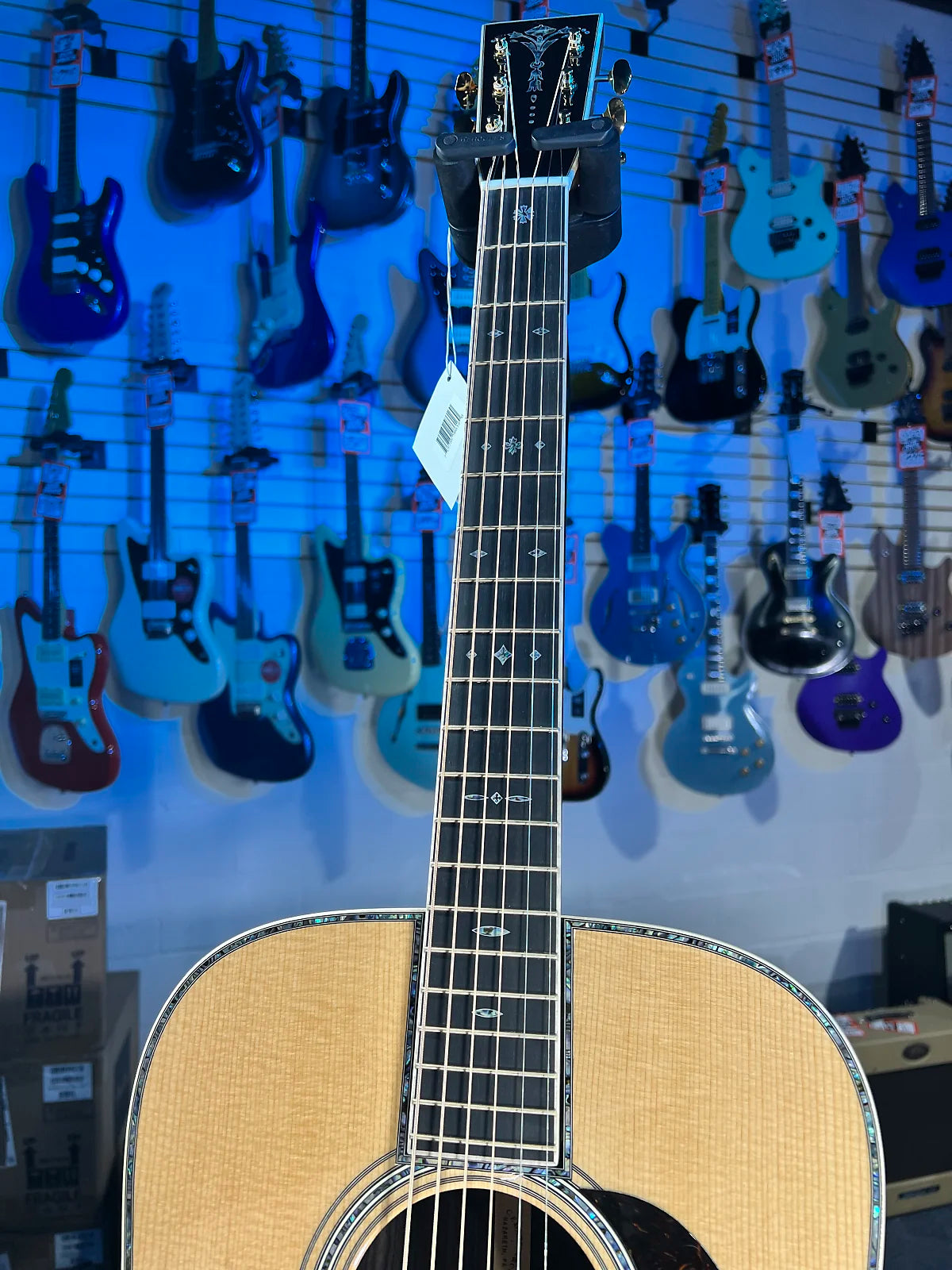 Martin D-45 Modern Deluxe Acoustic Guitar - Natural, 140 GET PLEK’D