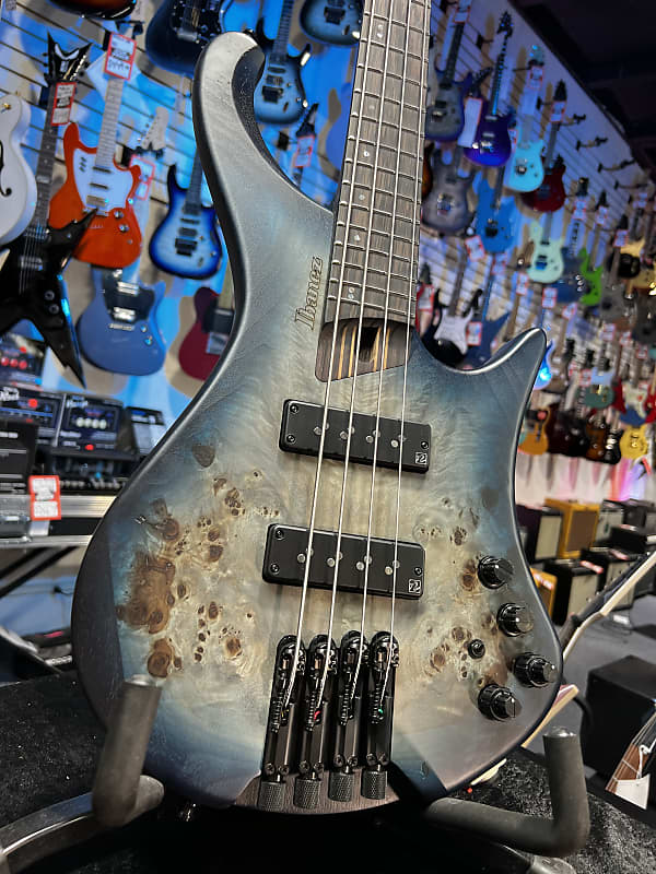 Ibanez EHB Ergonomic Headless Cosmic Blue Starburst Flat Auth Dealer Free Ship! 778 GET PLEK’D!