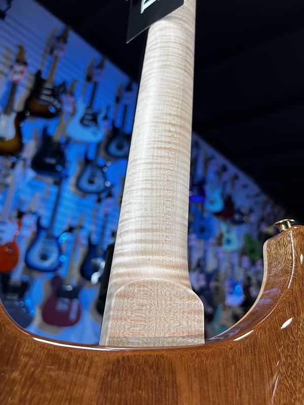 PRS Wood Library Custom 24 Fatback 2024 - Natural - Flame 10 Top Flame Maple Neck, Paisley Case! 740
