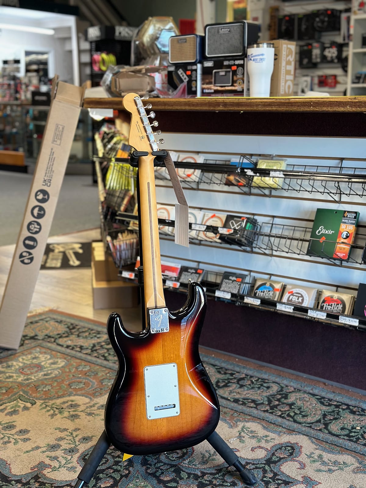 Player II Stratocaster Electric Guitar, 3 Tone Sunburst W/ Rosewood Fretboard #751