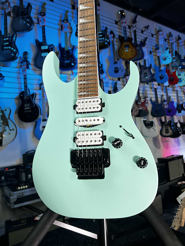 Ibanez RG470DX Electric Guitar - Sea Foam Green Matte GET PLEK'D! 057