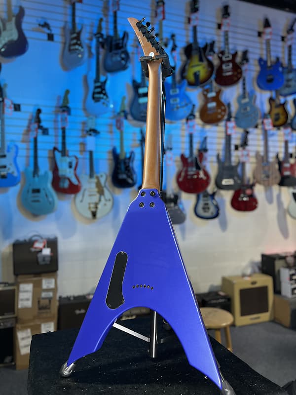 Kramer Nite-V Electric Guitar with Gigbag - Royal Blue Metallic Auth Deal Free Shipping! GET PLEK’D!
