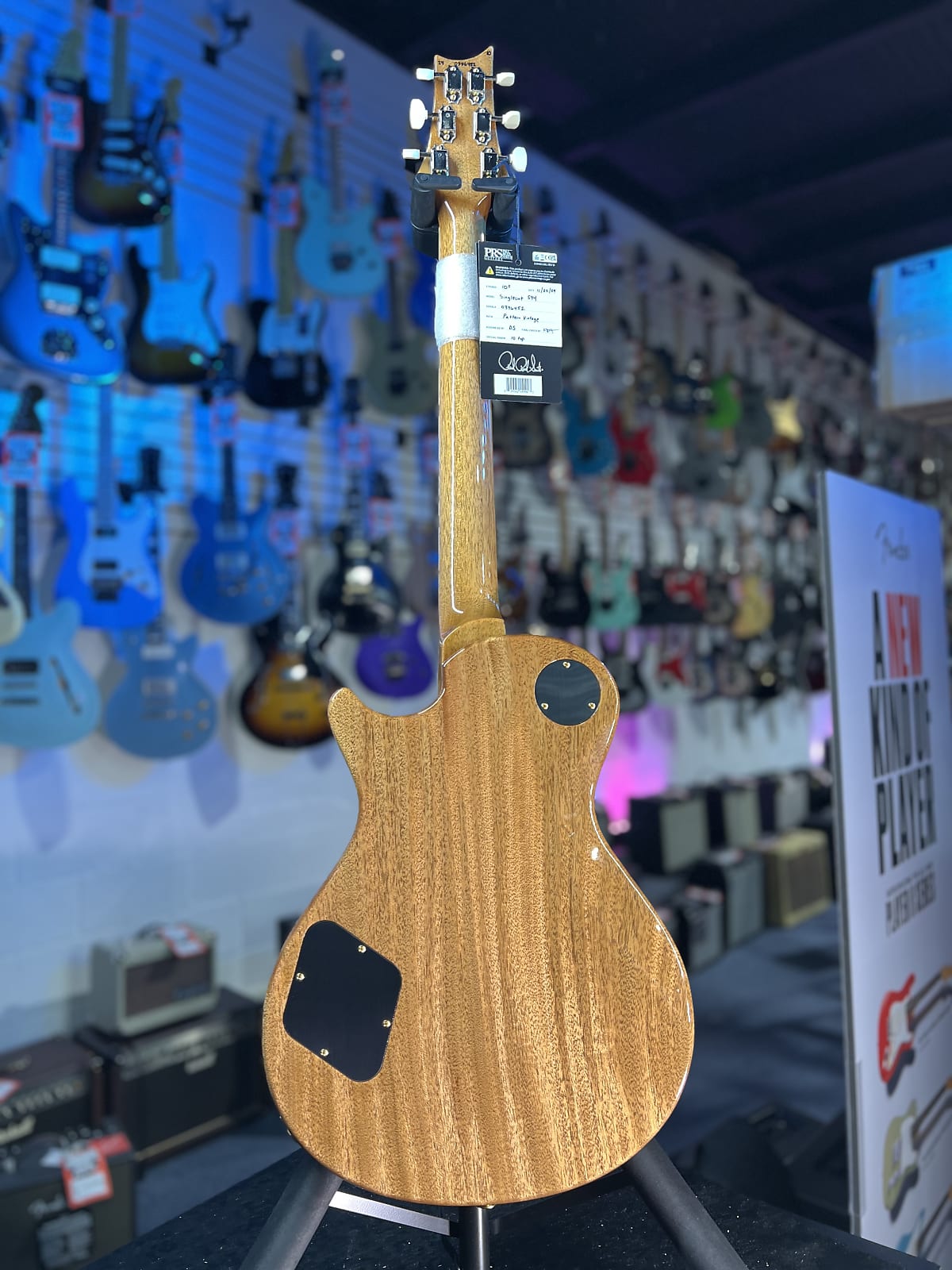 PRS Wood Library McCarty Singlecut 594, Quilt Top, Charcoal, Ziricote Fingerboard, Paisley Case, Signature Dealer 452