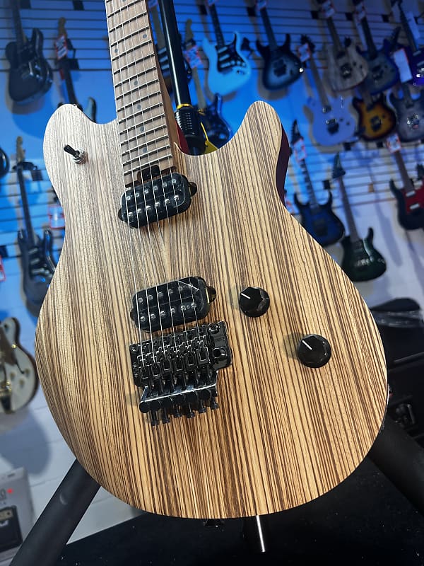 EVH Wolfgang Standard Exotic Zebrawood Electric Guitar - Natural Authorized Dealer! GET PLEK’D!
