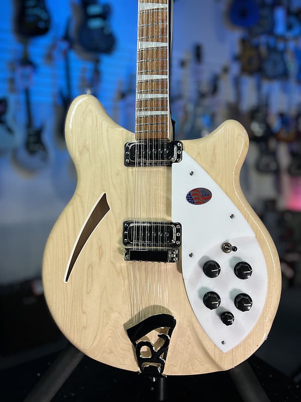 New 2024 Rickenbacker 360/12 12-String 360 Electric, Mapleglo w/ OHSCase and Free Ship 737