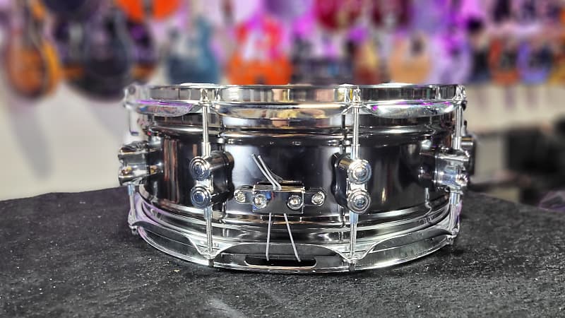 PDP Concept Series Black Nickel over Steel Snare with Chrome Hardware 5.5X14in. Auth Deal Free Ship!