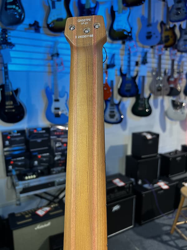 Ibanez QX527 7-string Electric Guitar - Pale Moon Ebony Natural Flat GET PLEK'D! 168