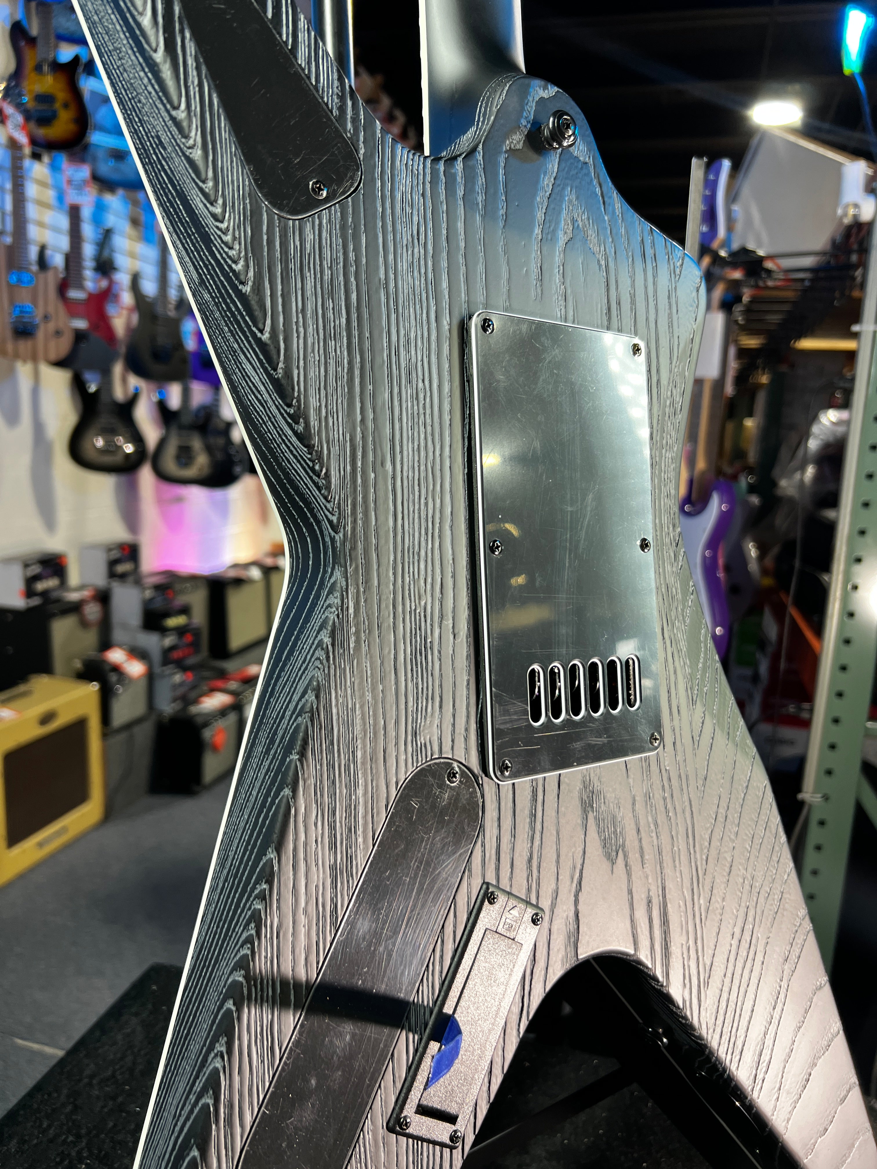 Dean Custom Run #16 ML Sandblasted Grey GET PLEK'D! 66/100