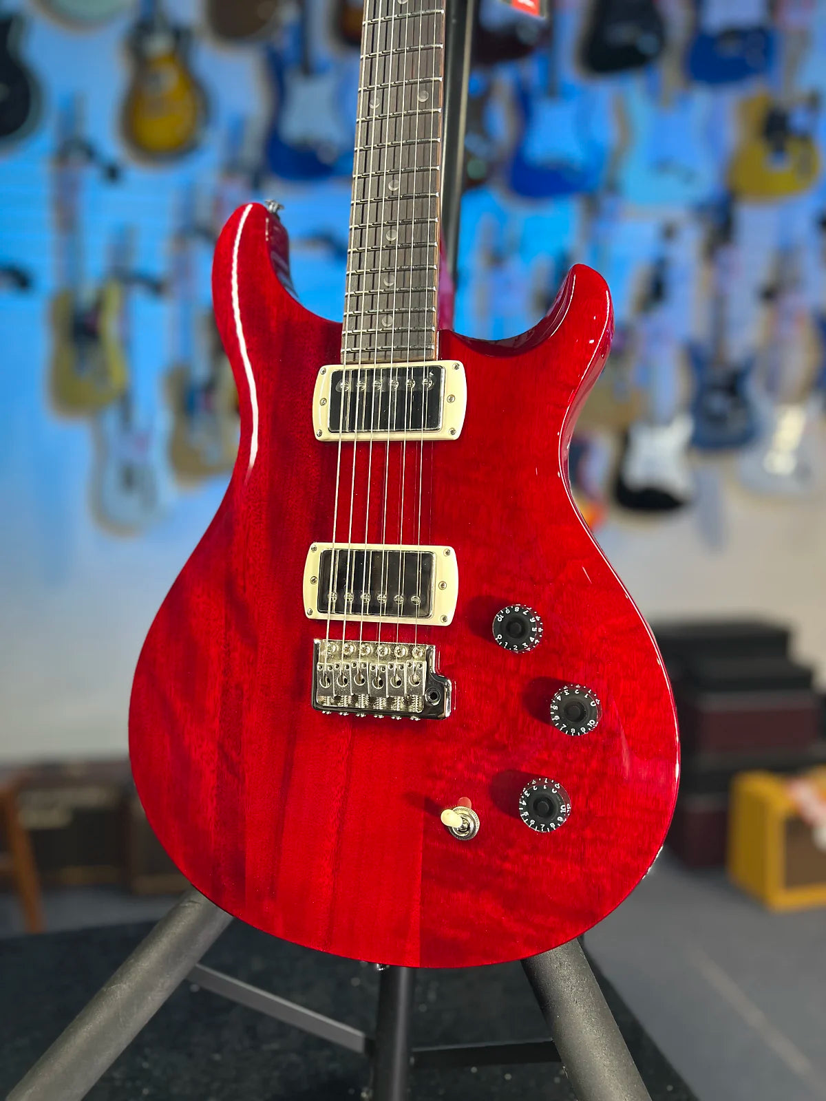 PRS SE DGT Standard Electric Guitar - Vintage Cherry Get Plek'd FREE! 801