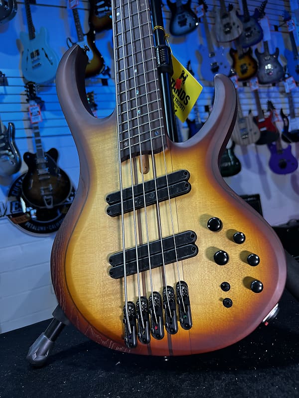 Ibanez BTB Bass Workshop Multi-scale 5-string Electric Bass Natural Browned Burst Flat GET PLEK'D! 576