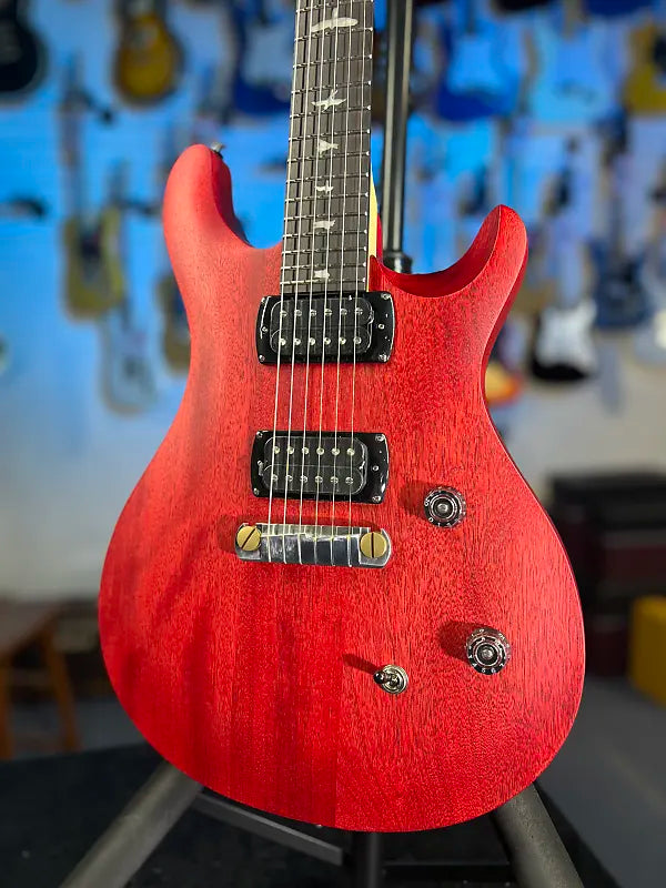 PRS SE CE 24 Standard Stoptail Electric Guitar - Vintage Cherry Get Plek'd FREE! 252