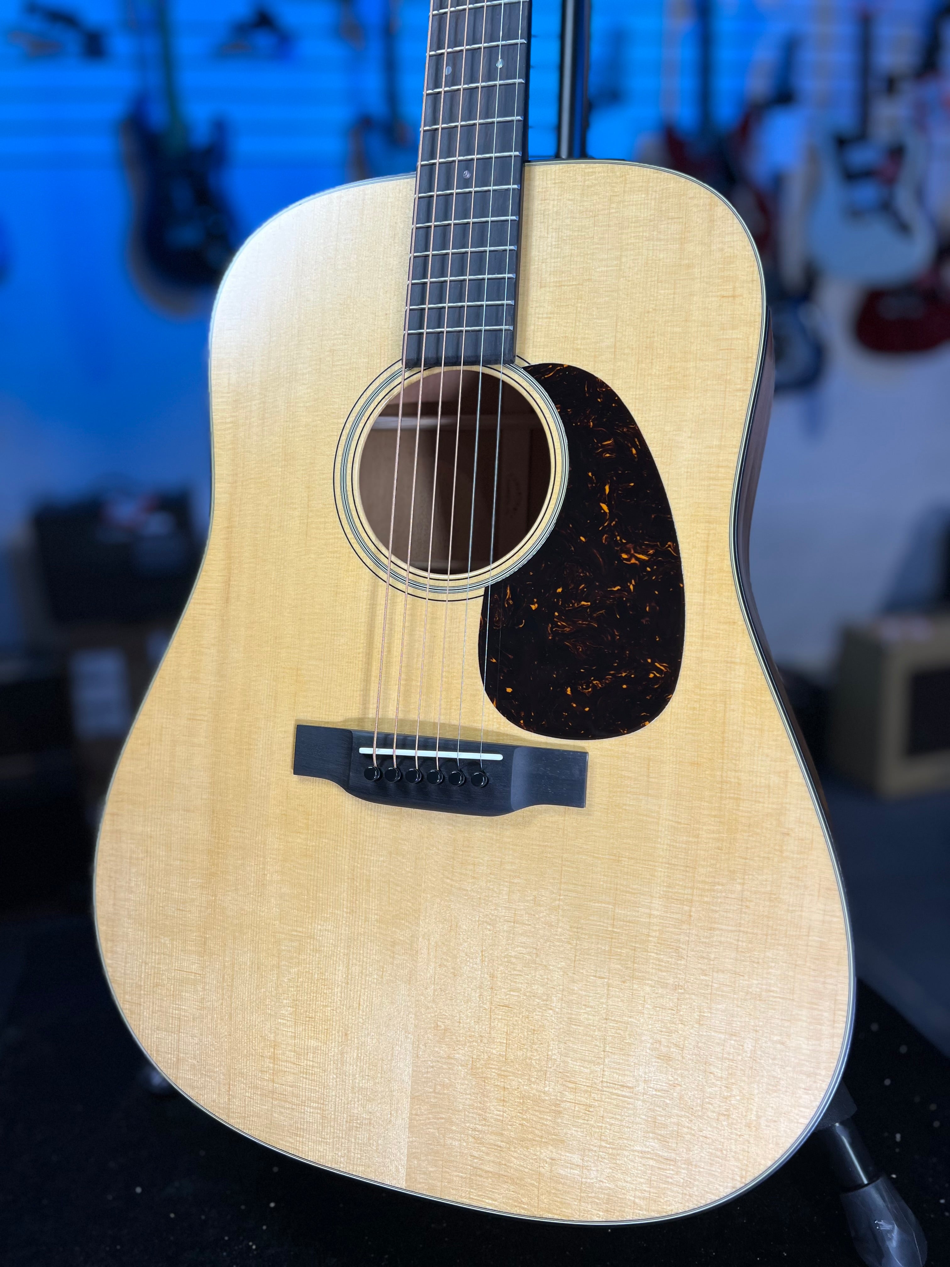 Martin D-18 Satin Acoustic Guitar - Satin Natural , w Case, Auth Dealer GET PLEK'D! 663