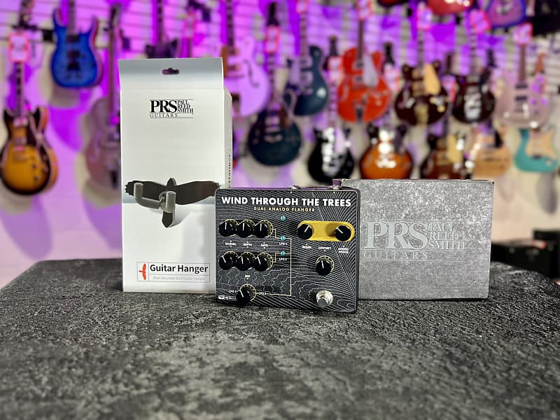 PRS Wind Through The Trees Dual Analog Flanger Pedal Bundle *FREE WALL HANGER*