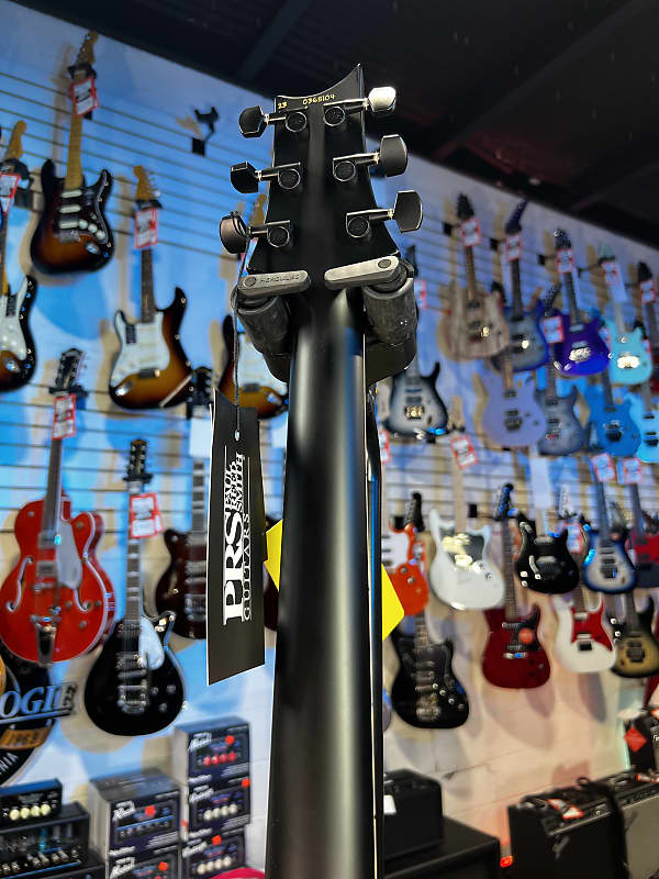 PRS DW CE 24 "Floyd" Electric Guitar - Custom Black Top w Natural Back Authorized Dealer Free Shipping! 104 GET PLEK’D!